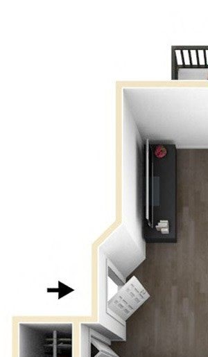 Revere Ridge Apartments_Spokane Valley WA_Floor Plan_One Bedroom One Bathroom A Revere Ridge Apartments_Spokane Valley WA_Floor Plan_One Bedroom One Bathroom A